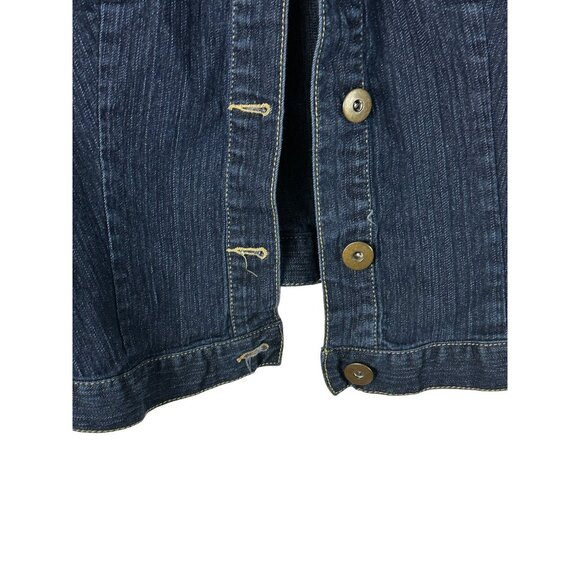 Baccin Size XL Women's Long Sleeve Blue Demin Jacket - Picture 8 of 12